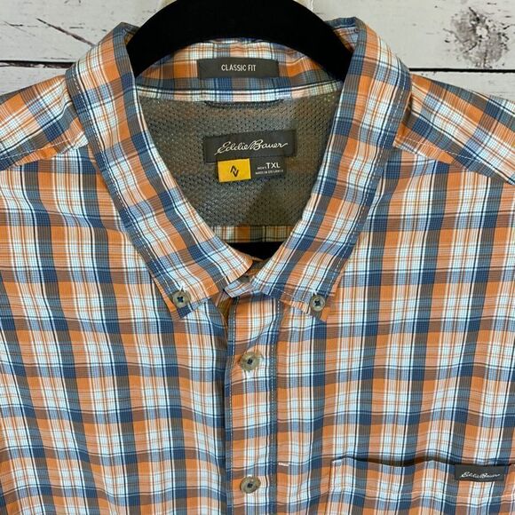 Eddie Bauer Oxford short sleeve shirt extra large tall￼ - Picture 3 of 6